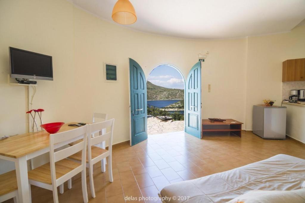 Razos Windmill Villa Vathy  Bagian luar foto
