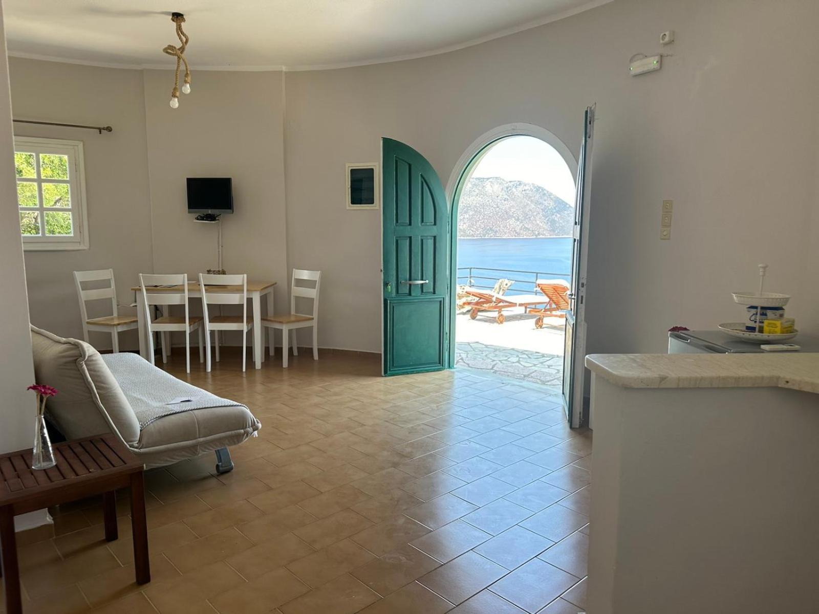 Razos Windmill Villa Vathy  Bagian luar foto