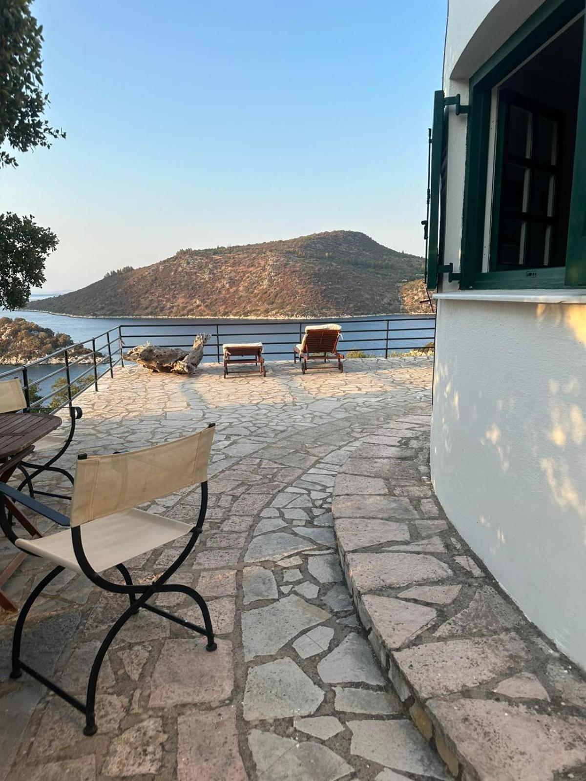 Razos Windmill Villa Vathy  Bagian luar foto