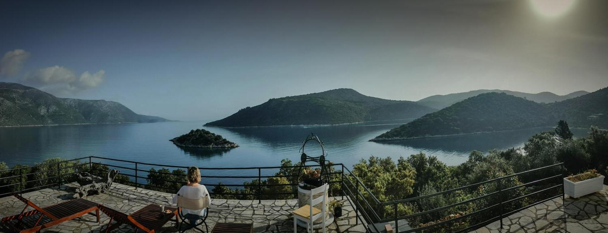 Razos Windmill Villa Vathy  Bagian luar foto