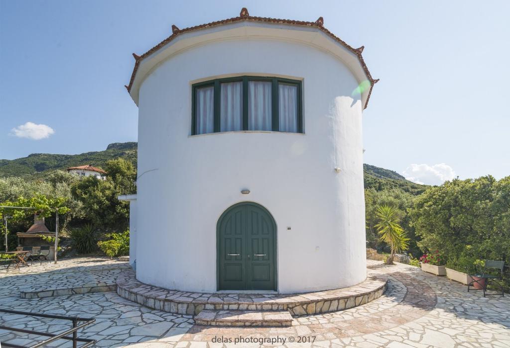 Razos Windmill Villa Vathy  Bagian luar foto