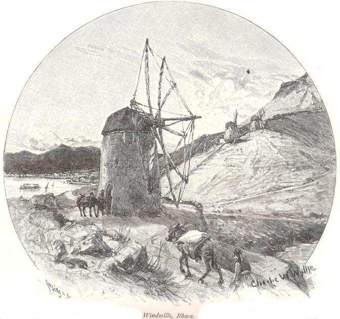 Razos Windmill Villa Vathy  Bagian luar foto